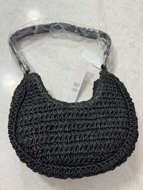 Topshop Woven Crescent Handbag – New With Tags